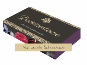 8er rote Früchte, nur dunkel - Dominogeschenkpackung